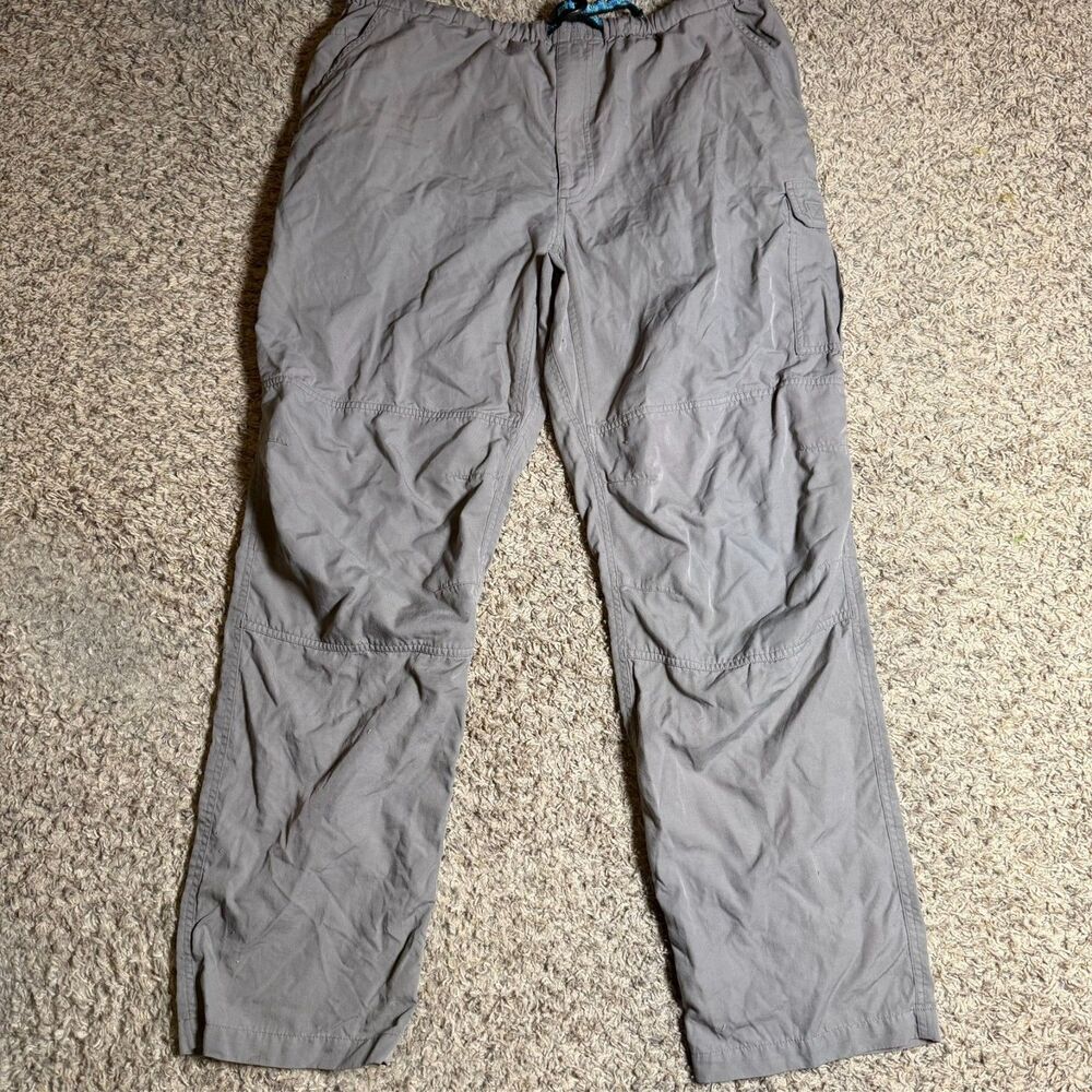 The North Face Men’s Convertible Cargo Pants Buckle Belt L Gray